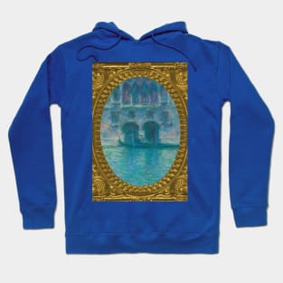 MONET - Palazzo da Mula, Venice (1908) by Claude Monet Hoodie